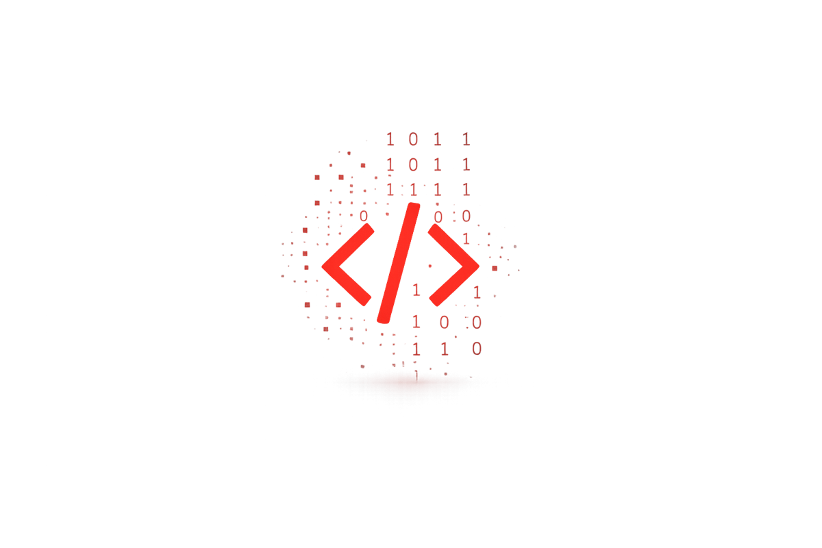 Software development workspace artwork